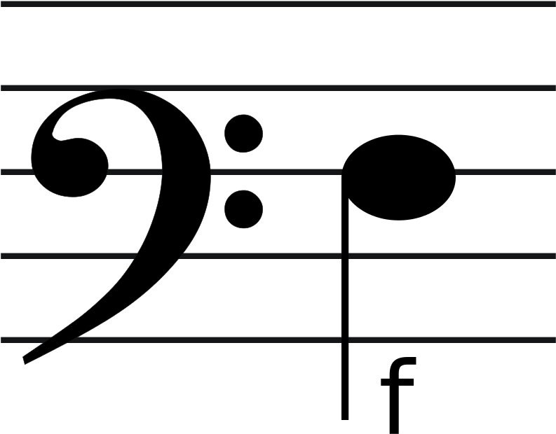 Percussion Clef With Note - Bass Clef Pendant Necklace, Adult Unisex, Sterling (810x1200)