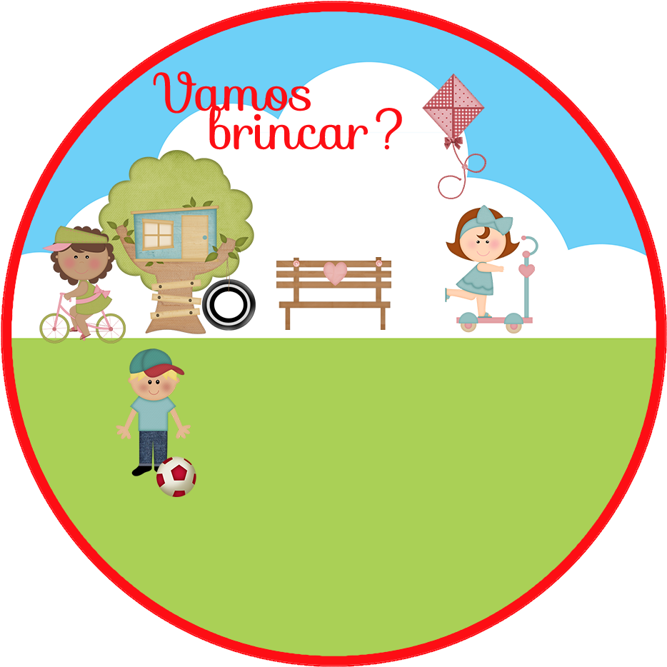 Kit Digital Aniversário Brincadeira De Criança"vamos - Yin And Yang (980x980)