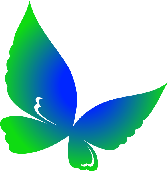 Orange Bow Tie Clip Art At Clker Com Vector Clip Art - Butterfly Vector Png (588x599)