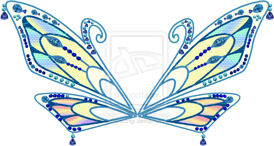 Winx Mermaid Dress Up - Winx Club Bloom Enchantix Wings (900x507)