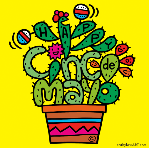 Cinco De Mayo Cactus 2 - Cinco De Mayo Cactus 2 (648x504)