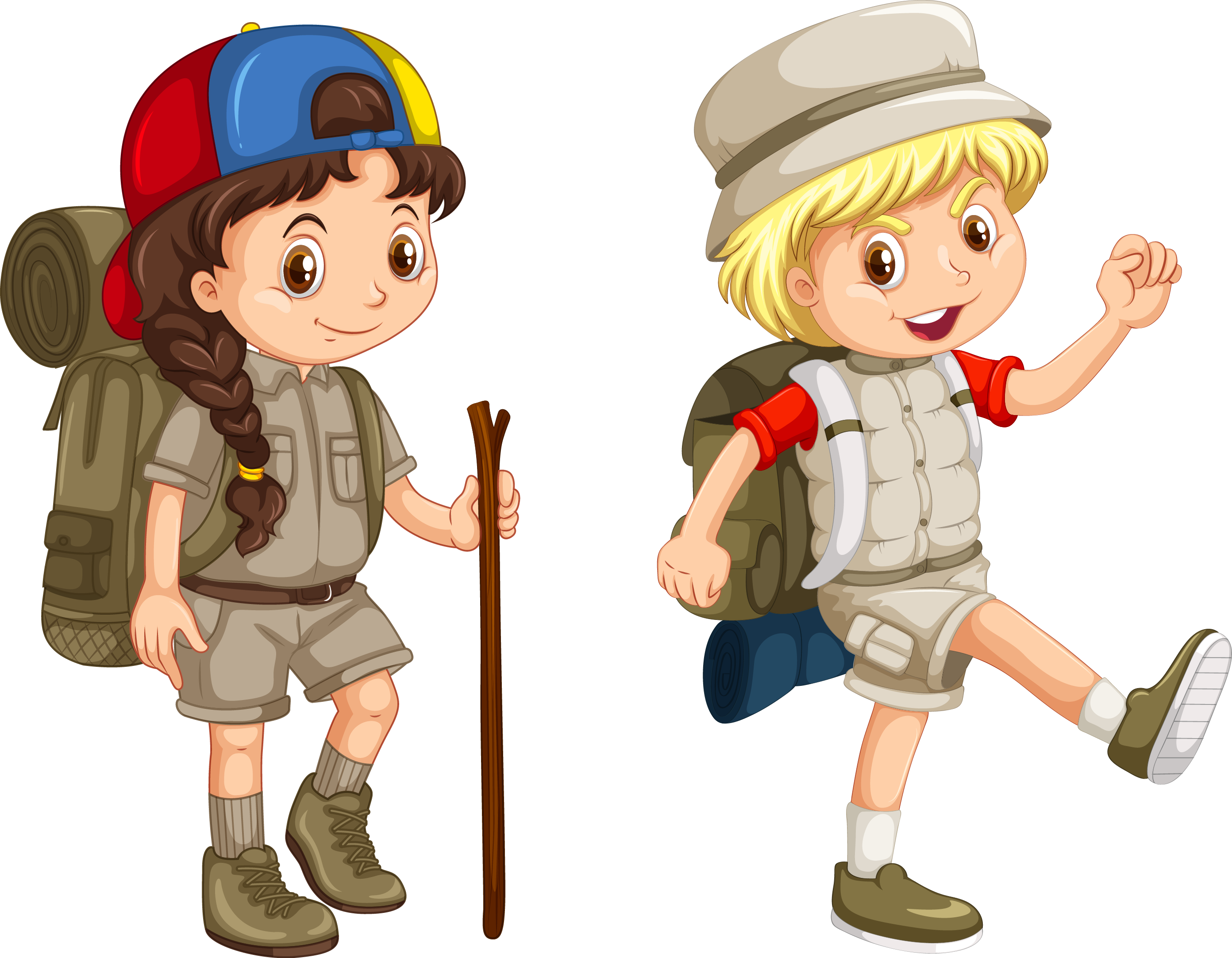 Camping Royalty-free Illustration - Child Camp Vector (2784x2165)