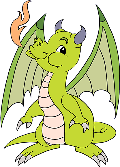 Ferocious Clipart Fire Breathing Dragon - Draw A Dragon (678x600)