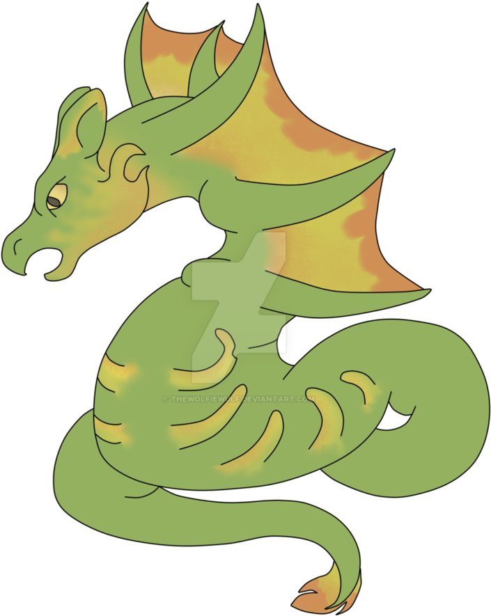 Big, Scary Snek By Thewolfiewulf - Cartoon (894x894)