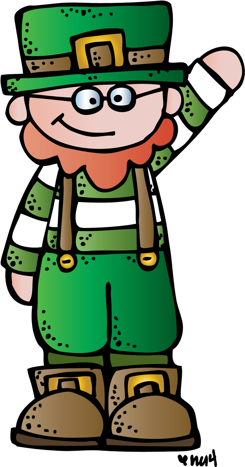 First Day Of Spring Clipart - Melonheadz St Patricks Day (856x1600)