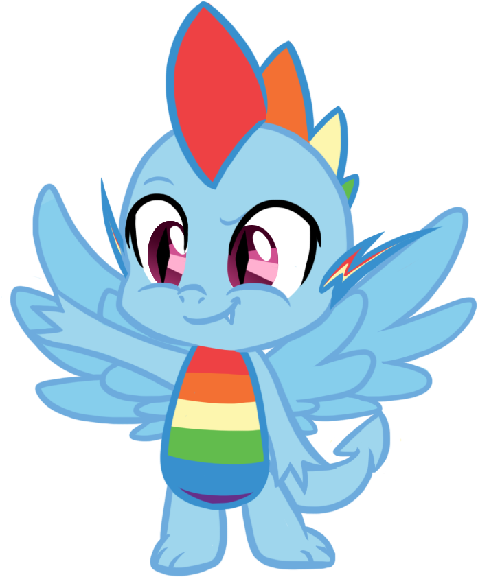 Rainbow Dash Dragon - Deviantart (900x900)