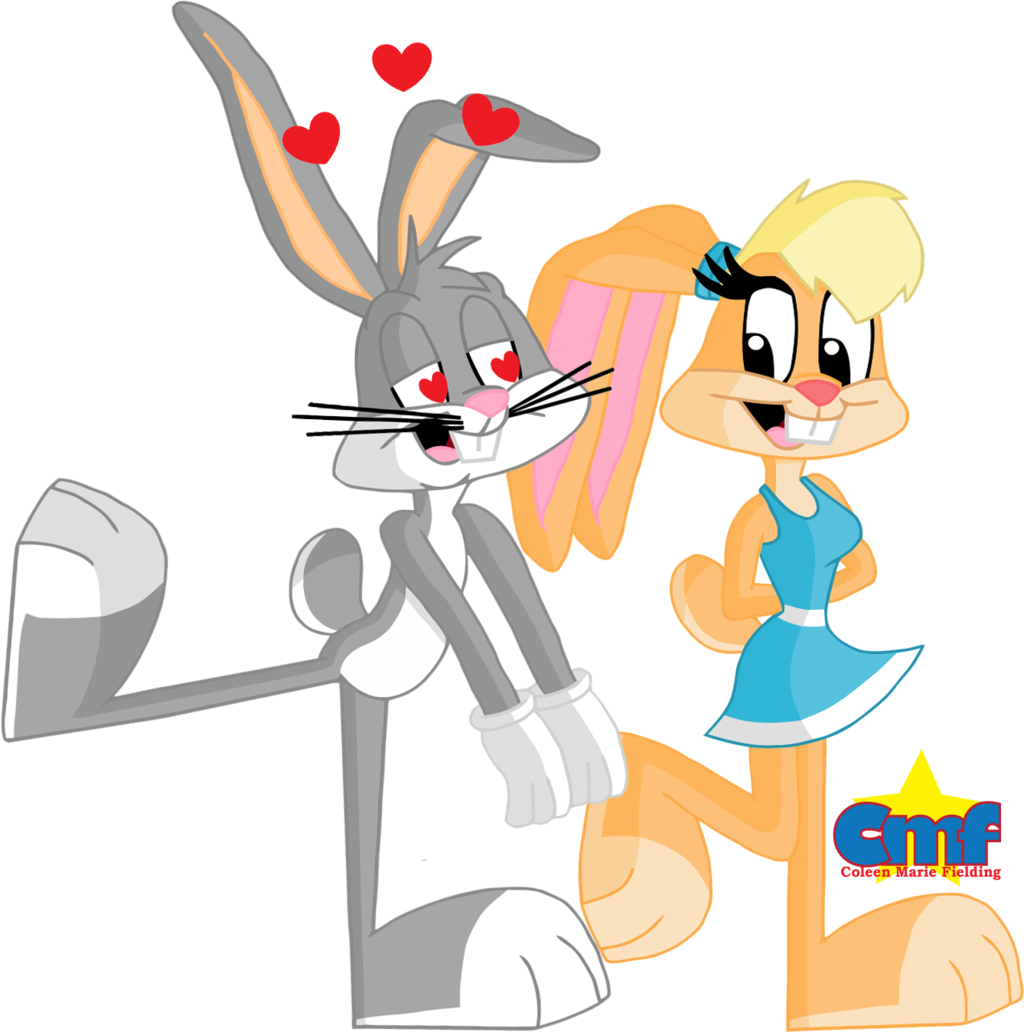 Bugs And Lola - Lola Bunny Tiny Toons Fan (1024x1032)