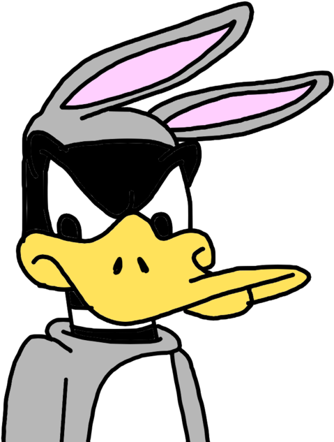 Daffy Duck Dressed As Bugs Bunny For Halloween By Marcospower1996 - Bugs Bunny (1024x768)