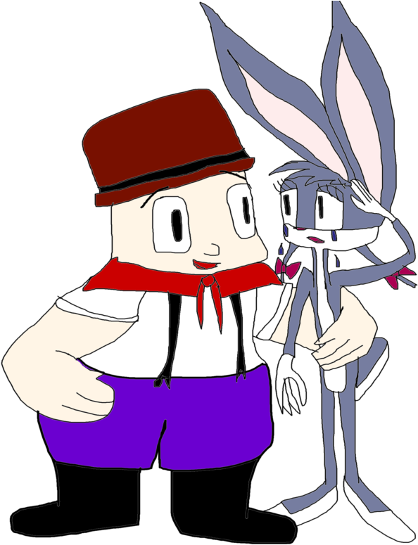 Elmer Fudd And Katie Bunny The Wacky Wabbit By 10katieturner - The Wacky Wabbit (1032x774)