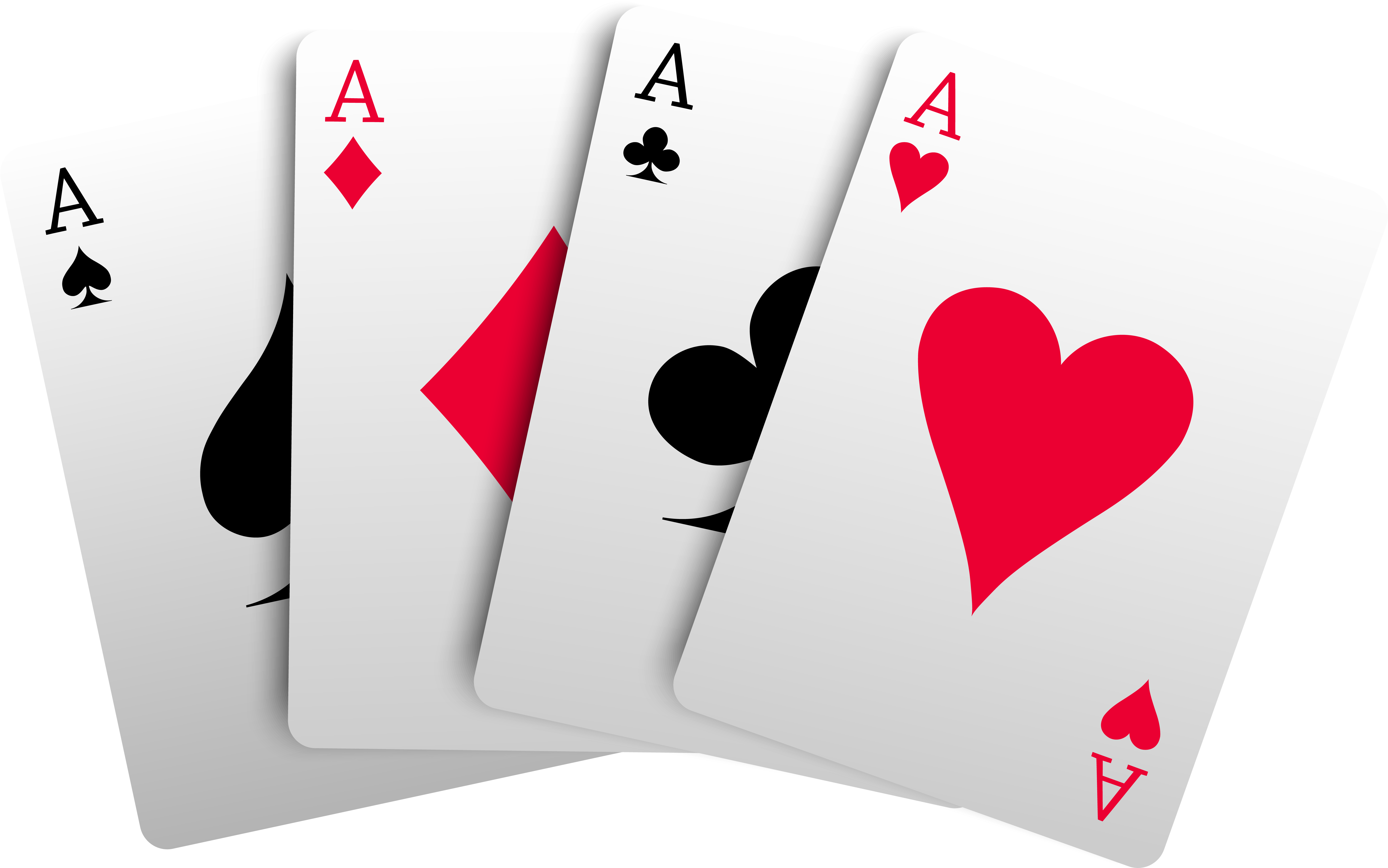Aces Cards Png Vintage Winter Clipart - Playing Cards Free Png (6187x3992)