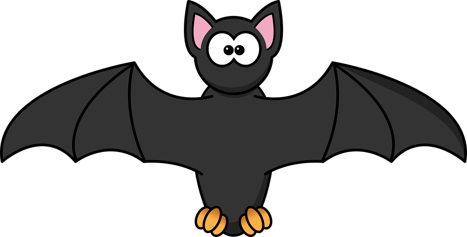 Collection Of Bat Vector Cliparts - Bat Cartoon (960x488)