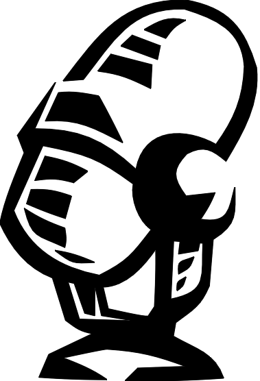 Microphone Clip Art Free Clipart Images - Radio Microphone Clip Art (379x556)