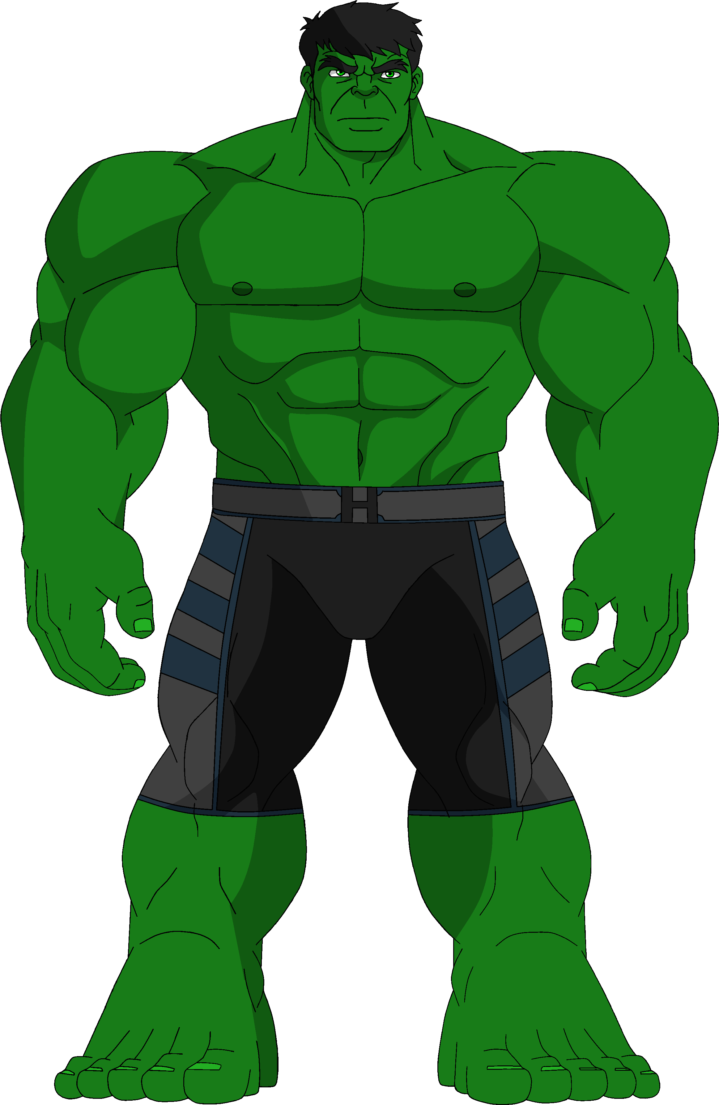 Hulk Cartoon Deviantart Superhero Clip Art - Hulk In A Cartoon (2370x3600)