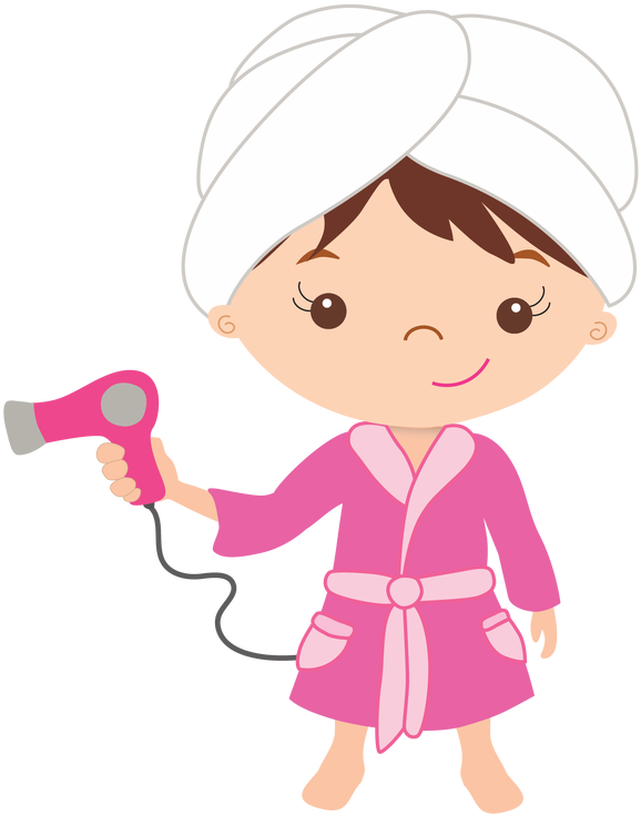 Nail Clipart Pamper Party - Spa Party Png (610x800)