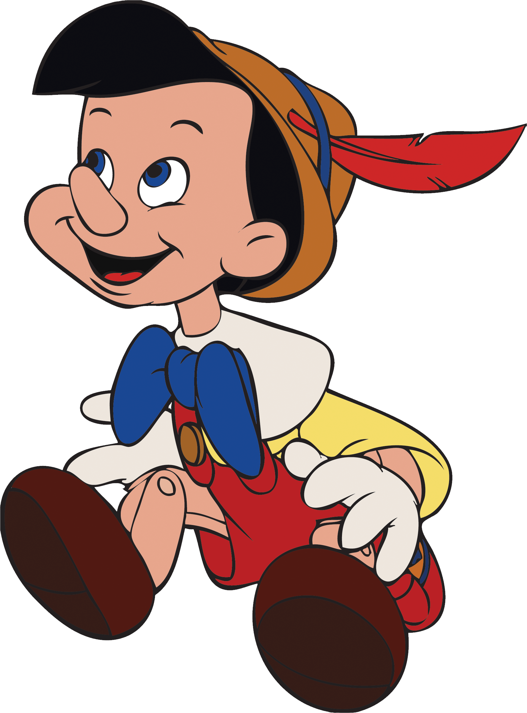 Pinocchio Jiminy Cricket Geppetto Clip Art - Пинокио Пнг (1772x2398)