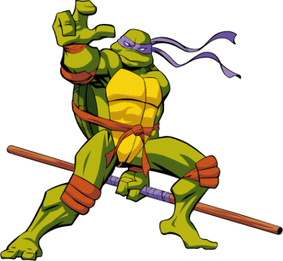 Turtle Clipart Transparent Background - Teenage Mutant Ninja Turtles (400x369)