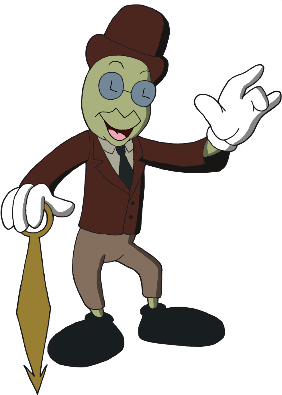 Jiminy Cricket As Clock King By Renthegodofhumor - Jiminy Cricket (1024x1401)