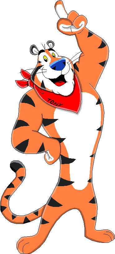 Tony The Tiger Clipart - Tony The Tiger Png (382x832)