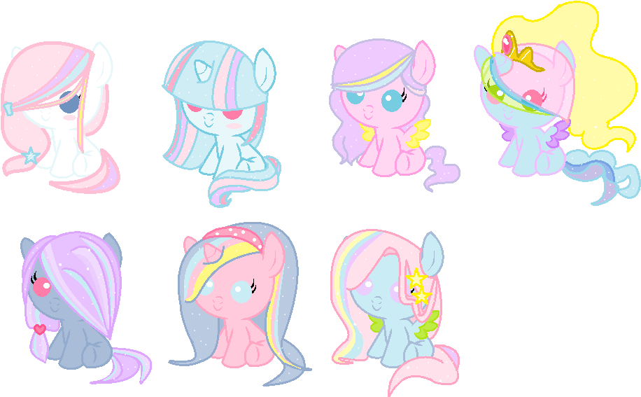 Pastel Rainbow Adopts Closed By Sugarmoonponyartist - Pony Pastel Png (994x590)
