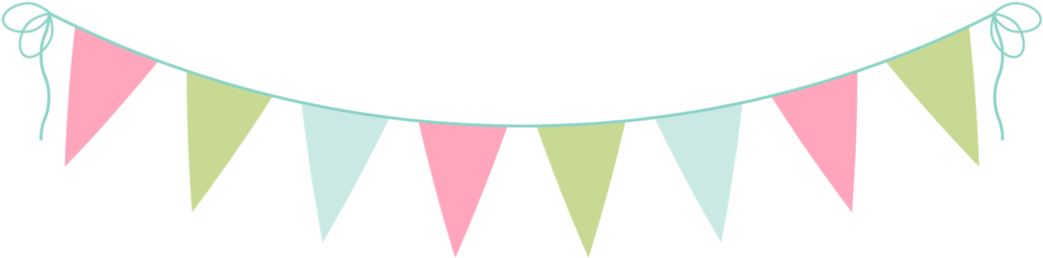 Bunting Cliparts - Party Bunting Clip Art (1590x414)