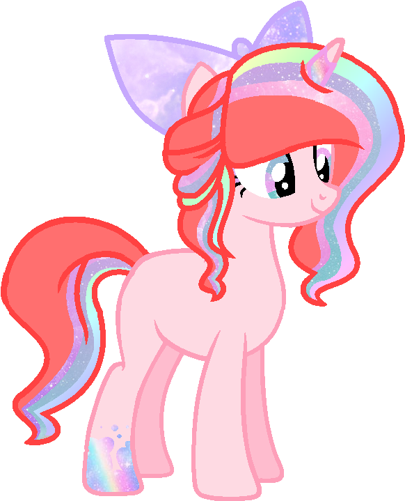 Galaxy Pastel Clipart - Mlp Ocs Ms Paint (606x728)