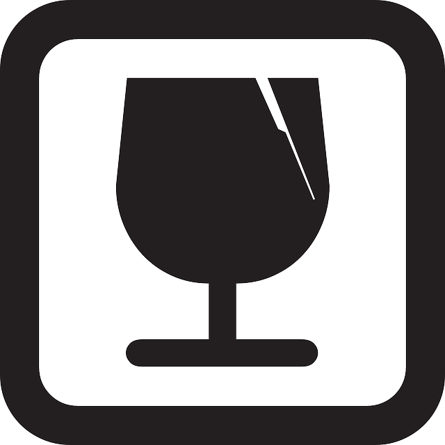 Glass, Symbol, Break, Fragile, Packaging, Breakable - Fragile Symbols (640x640)