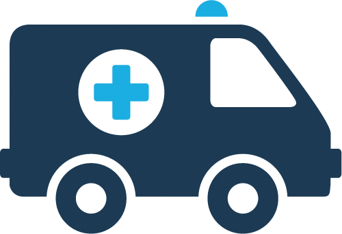 Hospitals - Ambulance Service Png (500x343)