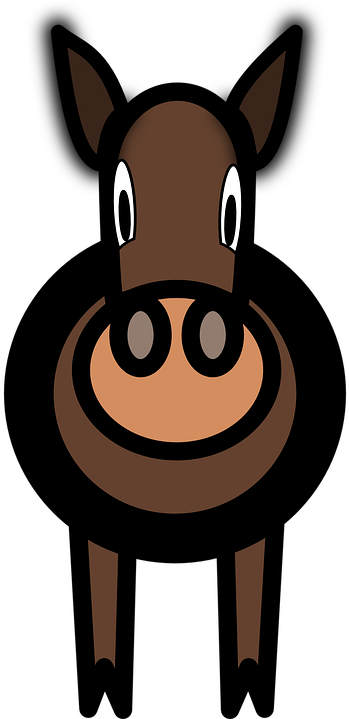 Free Mule Cliparts 15, Buy Clip Art - Horse (360x720)