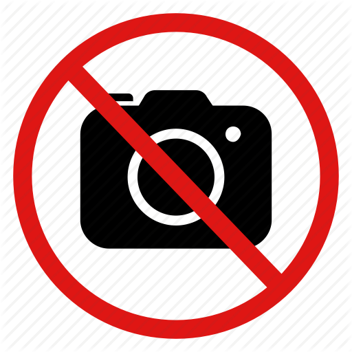 Photography Clipart Simple Camera - No Photography Icon Png (512x512)