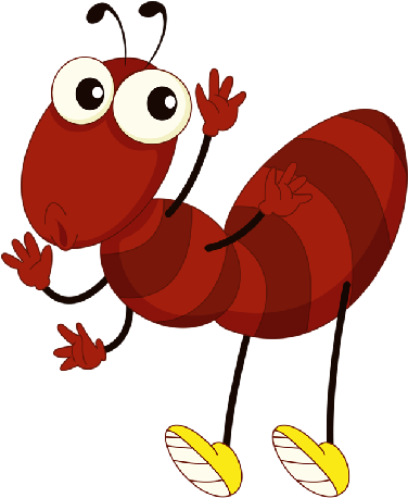 Red Ants Cartoon Pictures - Color De La Hormiga (500x500)