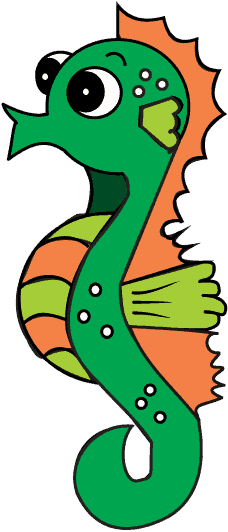 How To Draw - Easy Seahorse Drawing Kids (678x600)