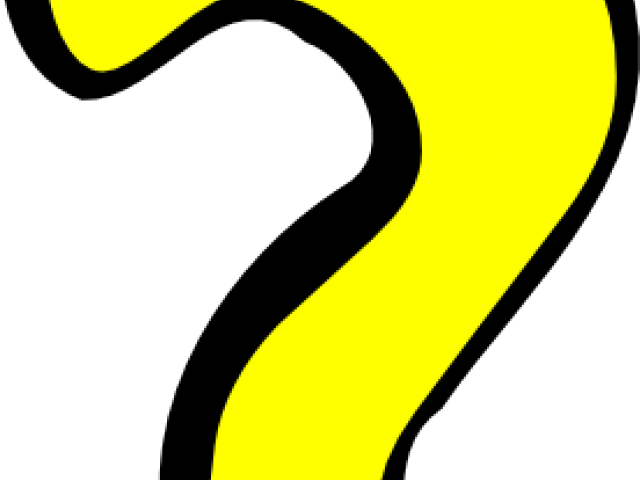 Question Mark Clipart Yellow - Question Mark Clipart Yellow (640x480)