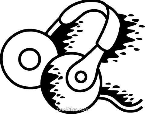 Headphones Royalty Free Vector Clip Art Illustration - Clip Art (480x379)