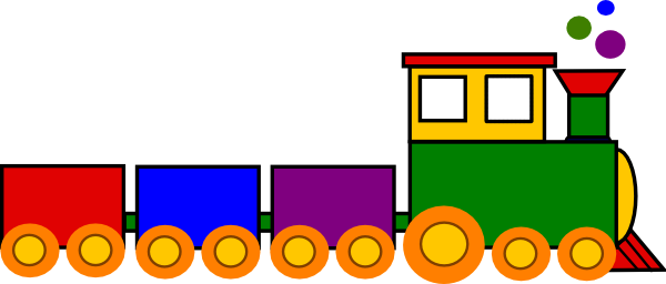 Choo Choo Train Clipart - Train Clip Art For Kids (600x256)