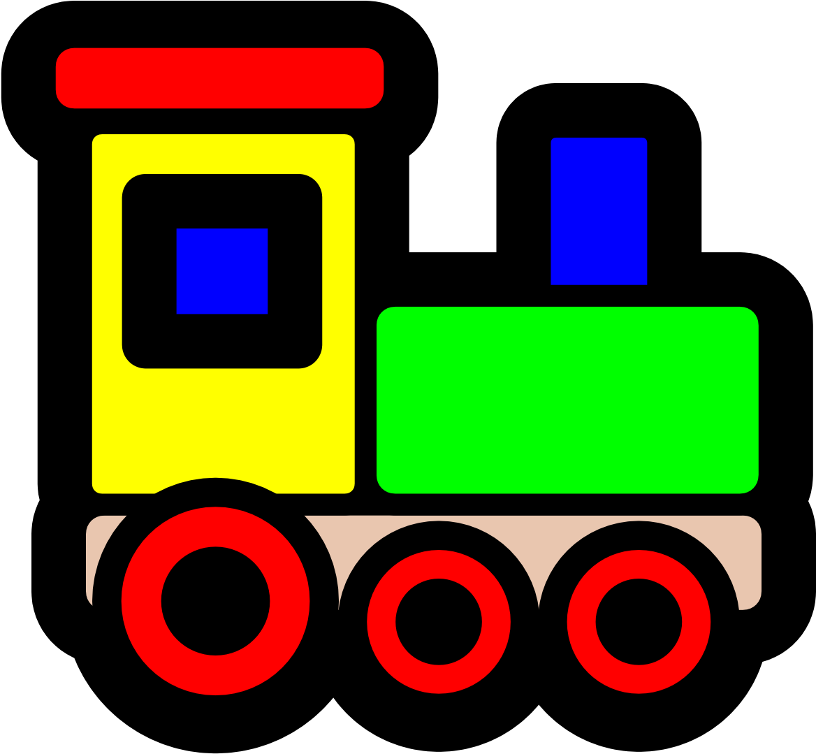 Toy Trains Clipart - Toy Train Clip Art (1331x1331)