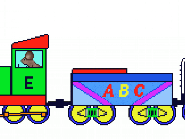 Toy Train Clipart - Toy Train Clip Art (640x480)
