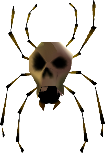 The Reason These Spiders Are Called Skulltulas Is Because - Ocarina Of Time Skulltula (411x600)