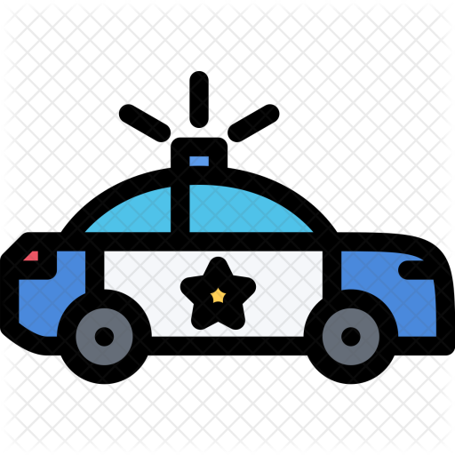 Police, Car, Law, Crime, Judge, Court Icon - Police (512x512)