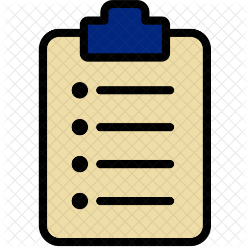 Ordered, File, Document, Note, Paper, Clipboard, Check, - Note Paper Icon (512x512)