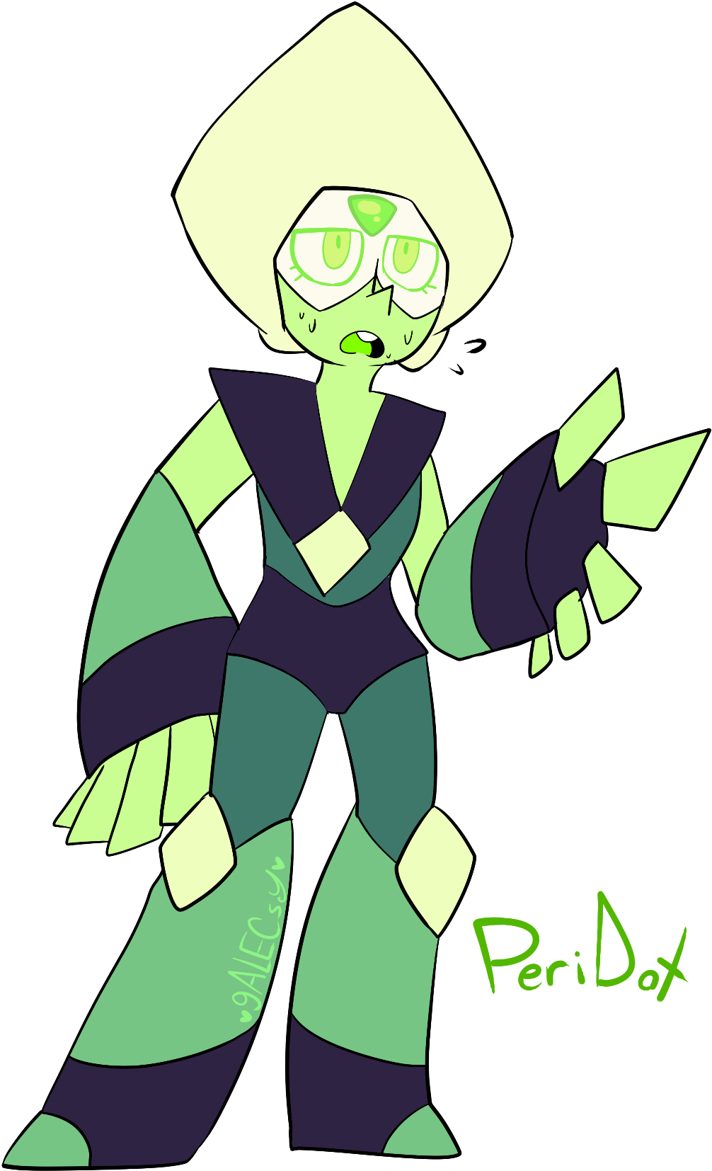Mountain Dew Clipart Dorito - Peridot The Space Dorito (1076x1685)