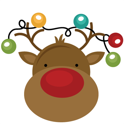 Cute Reindeer Clipart - Reindeer Clipart Png (432x432)