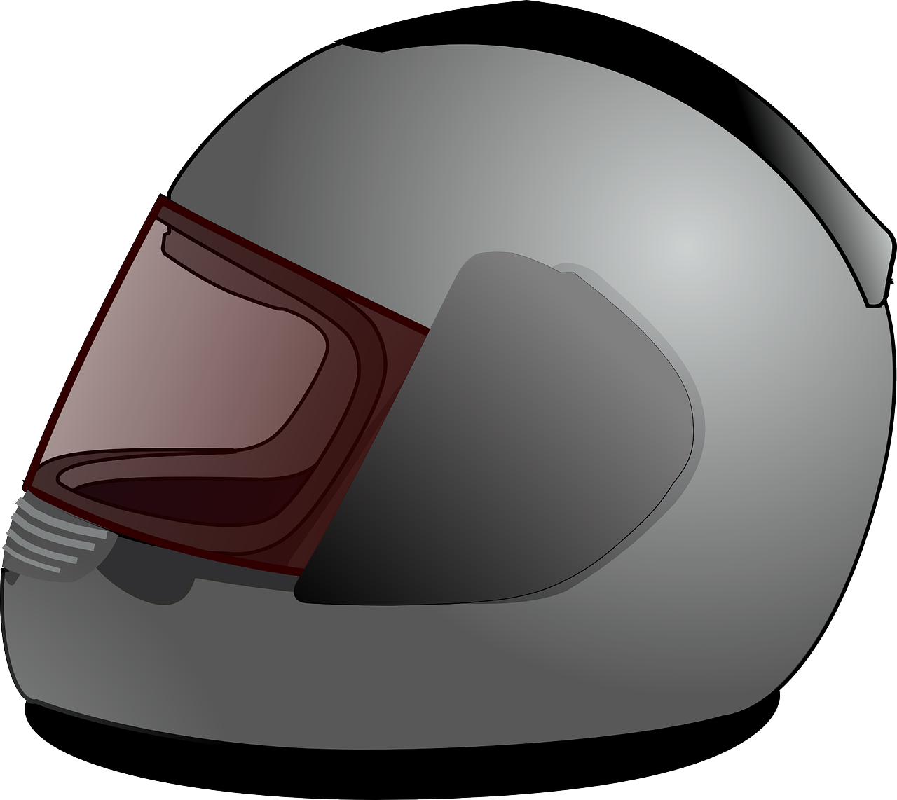 Motorcycle Helmet Vector Png Clipart - Helmet Clipart (1280x1142)