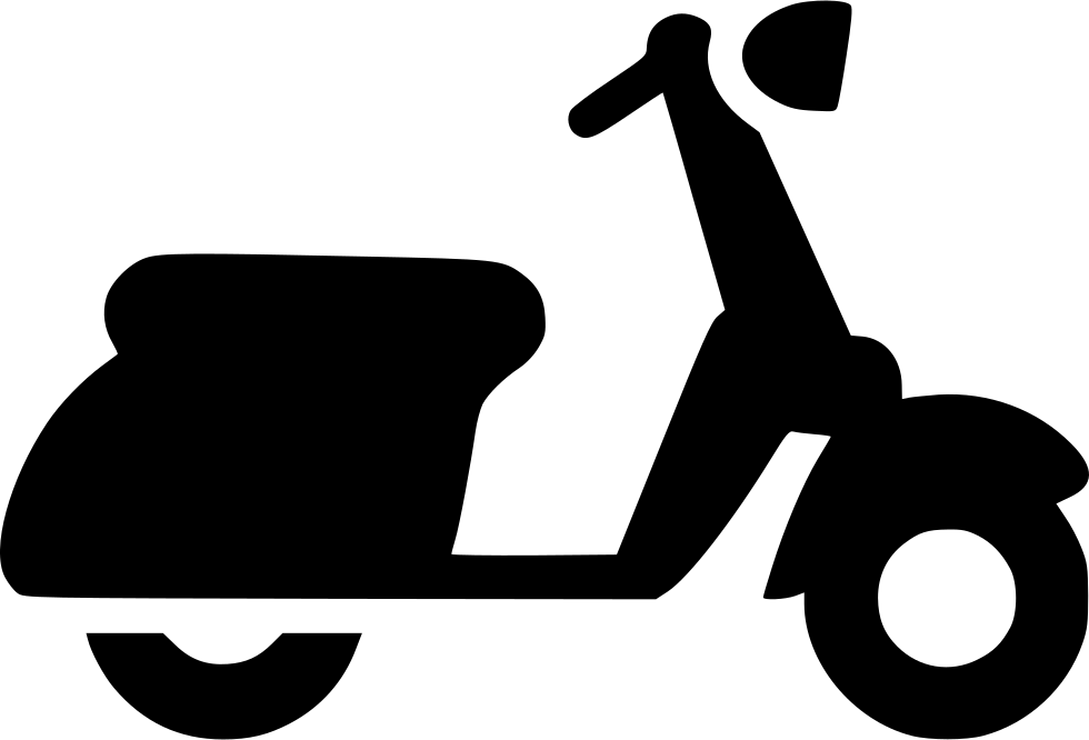 Vespa Scooter Motorbike Comments - Vespa Scooter * .svg (980x666)