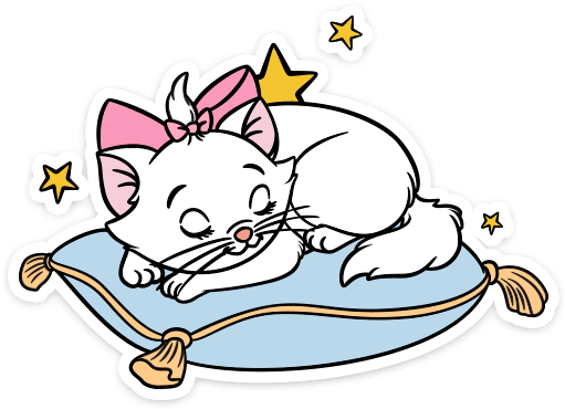 Стикер «кошечка Мари-19» - Стикер «кошечка Мари-19» (512x512)