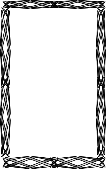 Celtic Border - Celtic Frame Transparent Png (372x594)