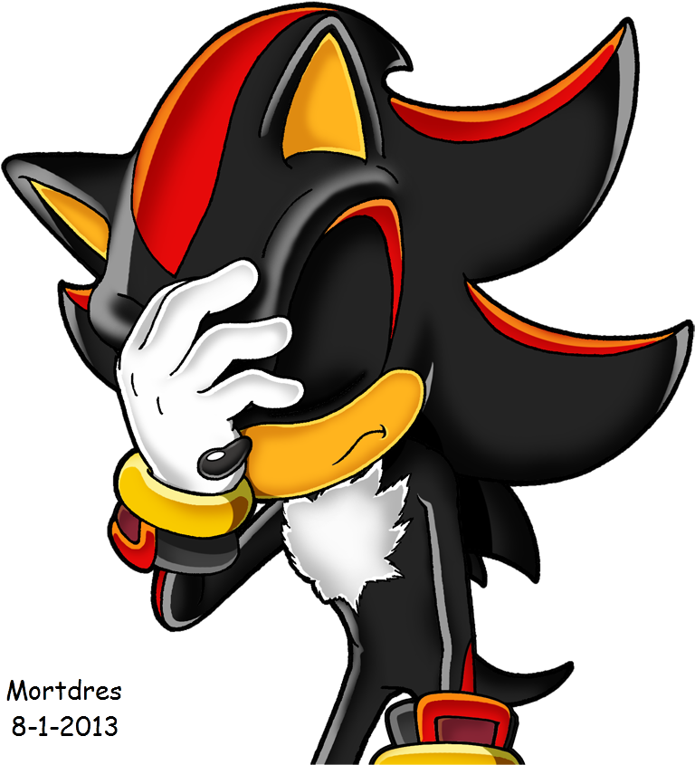 Shadow Facepalm By Mortdres Shadow Facepalm By Mortdres - Sonic Facepalm Pn...