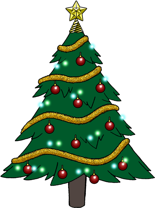 Dancing Christmas Tree Animated Gif - Cartoon Christmas Tree Gif (559x707)