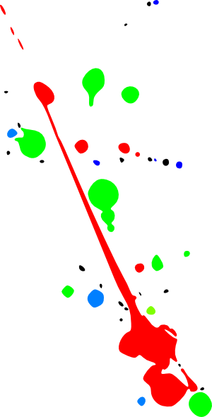 Blood Splatter On Clothes Drawing (300x590)