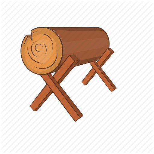 Timber Clipart Wooden Log - Timber Cartoon (512x512)