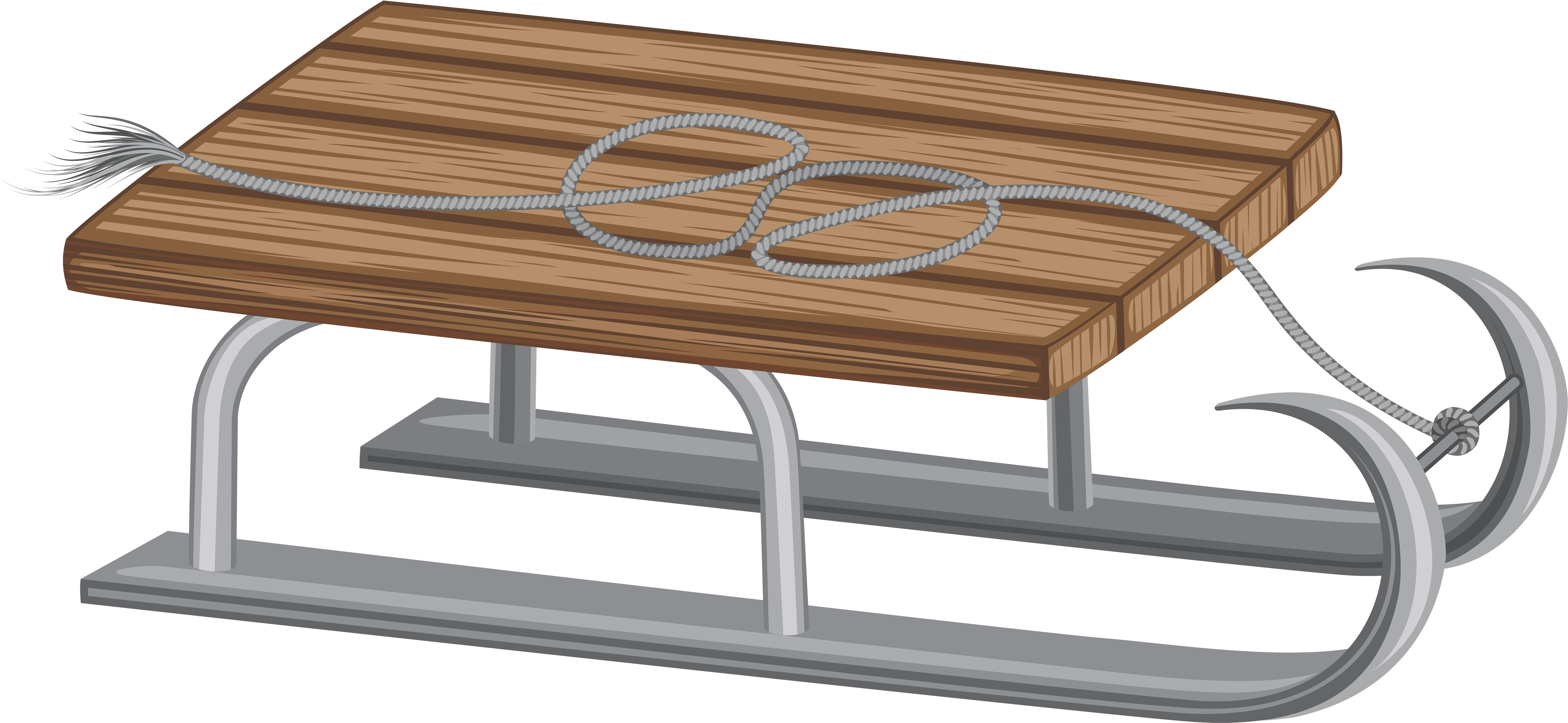 Winter Sled Png Clip Art Image - Winter Sled Clip Art (6000x2895)